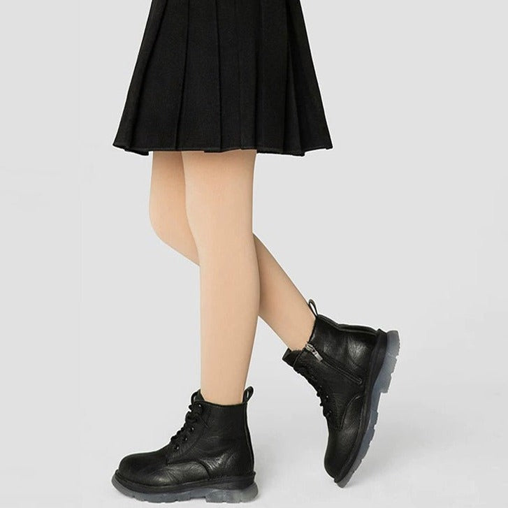 VILZSTUDIOS Warm fleece-lined tights for winter fashion