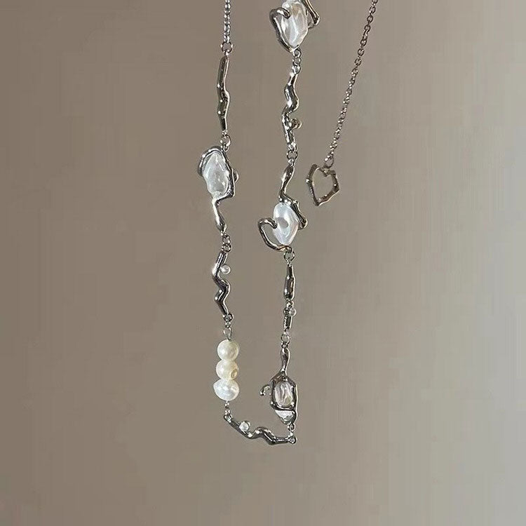 VILZSTUDIOS Stylish pearl necklace for fashion-forward looks