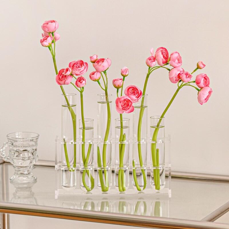 VILZSTUDIOS Creative DIY Hinged Test Tube Vase for home decor
