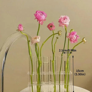 VILZSTUDIOS Creative DIY Hinged Test Tube Vase for home decor