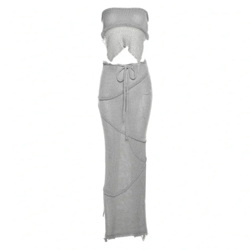 VILZSTUDIOS Crochet maxi skirt for stylish beachwear