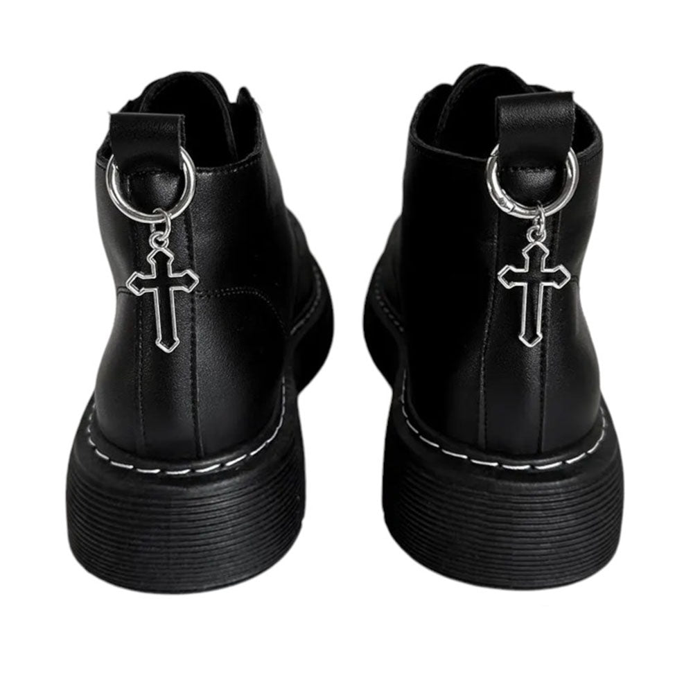 VILZSTUDIOS Cross pendant boot charms for stylish footwear customization