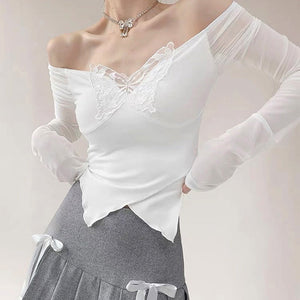 VILZSTUDIOS Stylish long sleeve top with cut out design