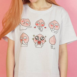 VILZSTUDIOS Cute graphic t-shirt with Apeach design