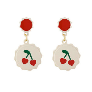 VILZSTUDIOS Cute strawberry dangle earrings for stylish accessories