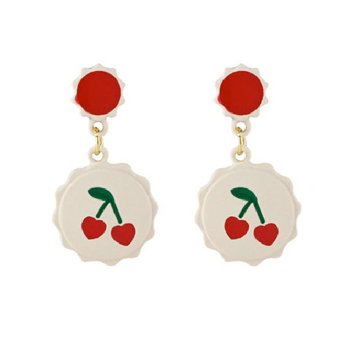 VILZSTUDIOS Cute strawberry dangle earrings for stylish accessories