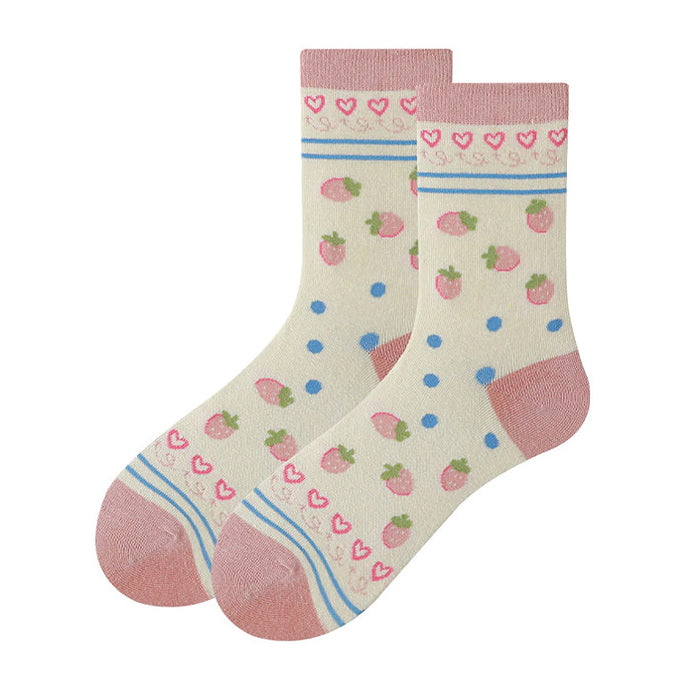 VILZSTUDIOS Cute strawberry socks for stylish outfits