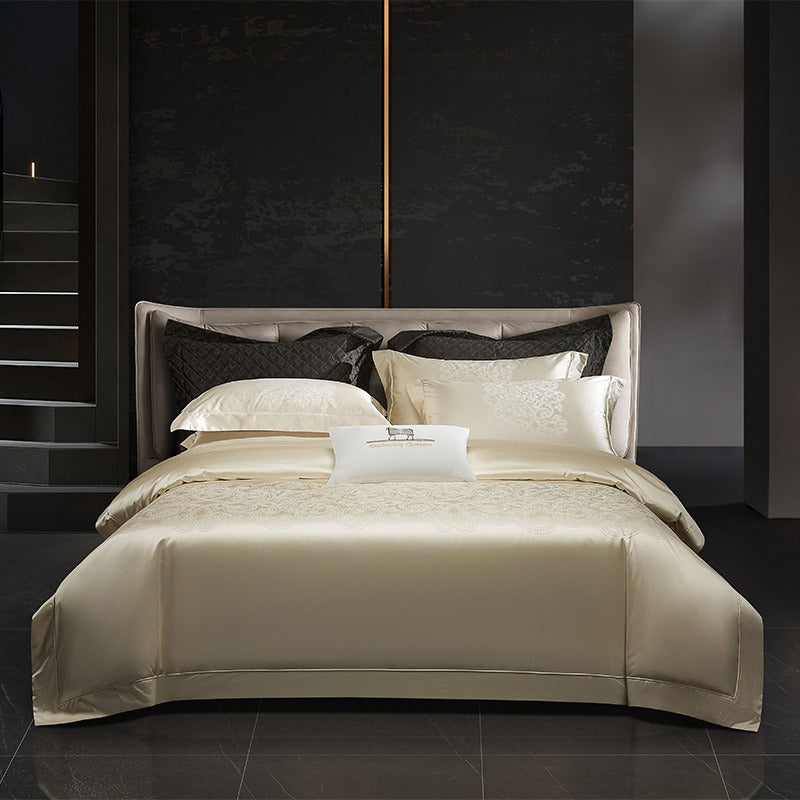 Damask Scrollwork Bedding Set
