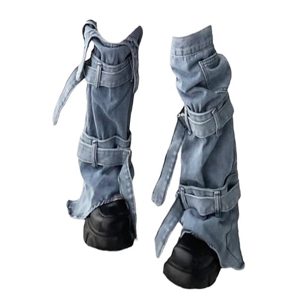 VILZSTUDIOS Denim warmers for streetwear fashion