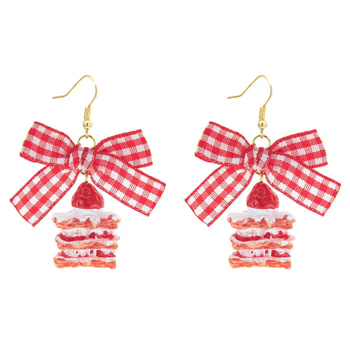 VILZSTUDIOS Colorful dessert-inspired earrings for a fun look