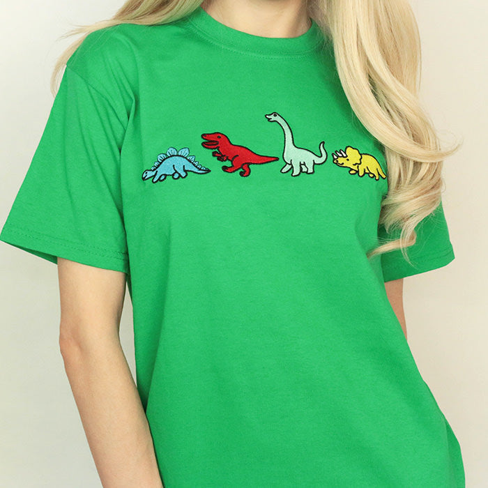 VILZSTUDIOS Dinosaur family graphic t-shirt for casual wear