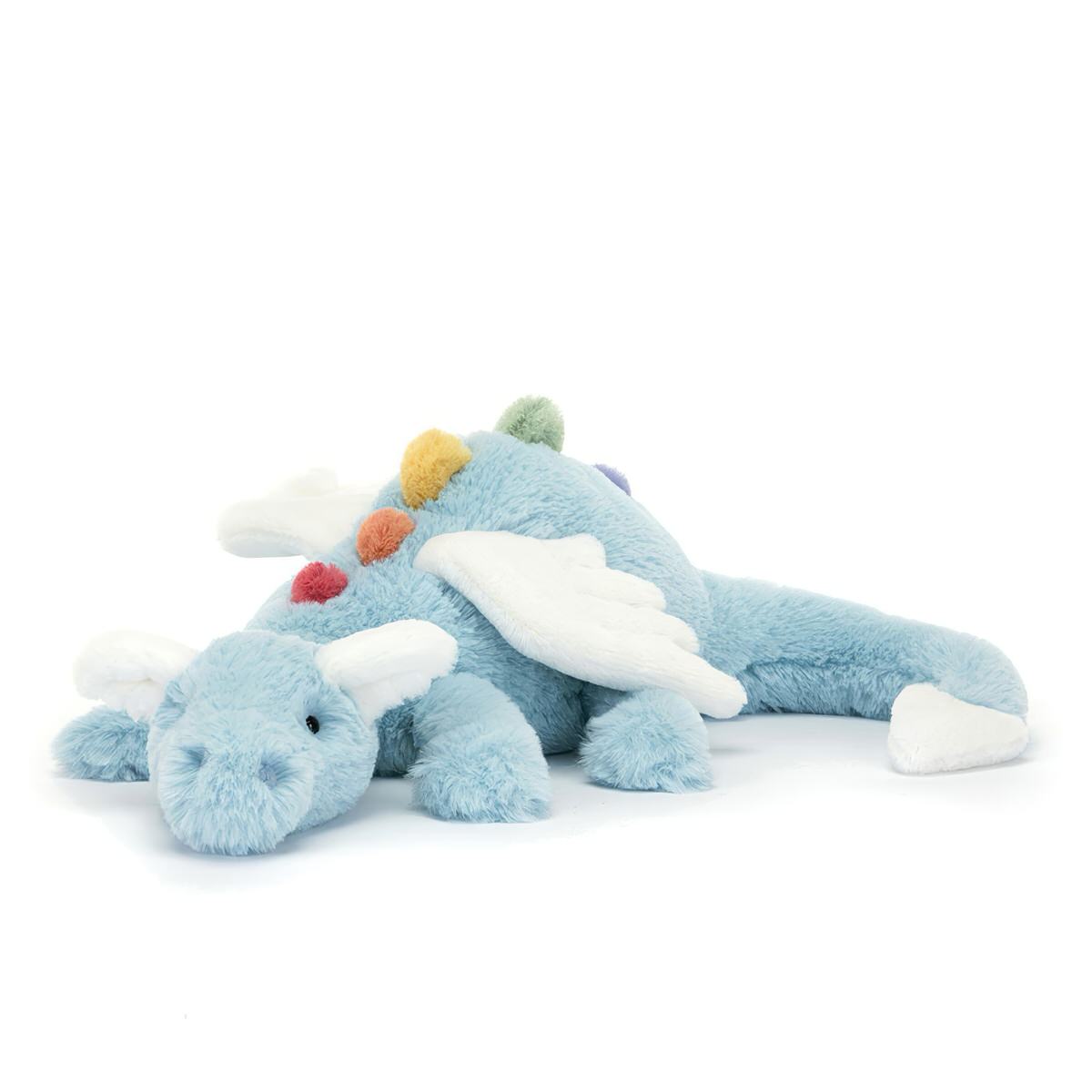 VILZSTUDIOS Soft plush toy dragon with colorful spikes