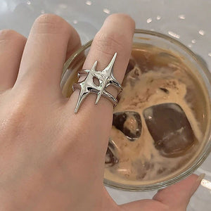 VILZSTUDIOS Adjustable dual star ring accessory