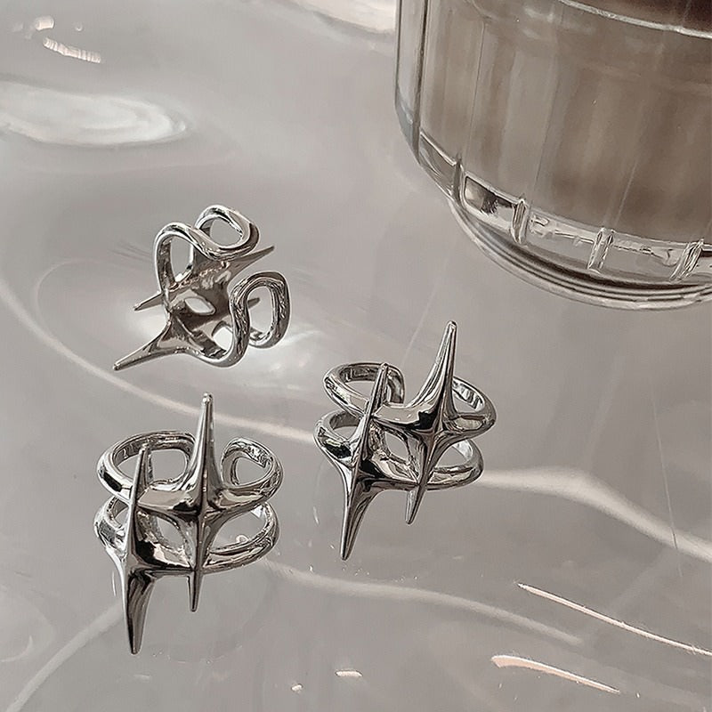 VILZSTUDIOS Adjustable dual star ring accessory