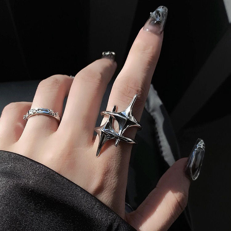 VILZSTUDIOS Adjustable dual star ring accessory