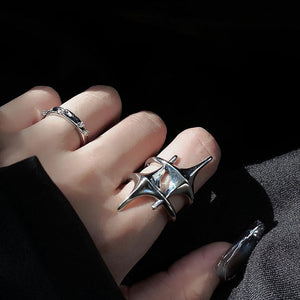 VILZSTUDIOS Adjustable dual star ring accessory