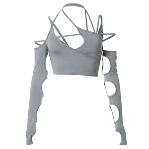 VILZSTUDIOS E-girl inspired cut out top for trendy fashion