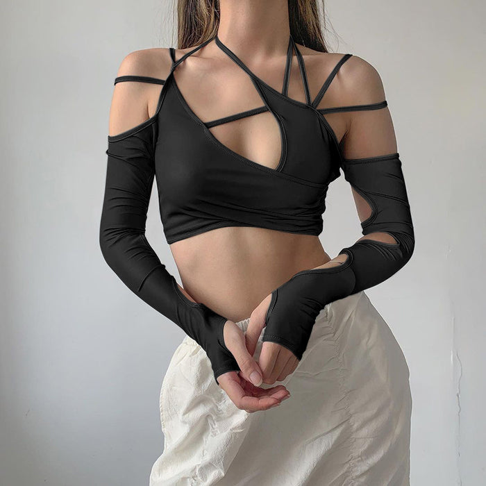 VILZSTUDIOS E-girl inspired cut out top for trendy fashion