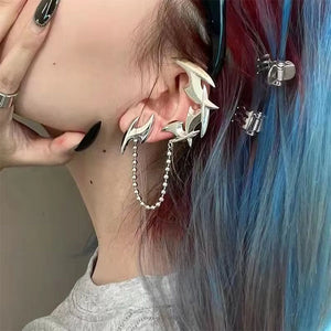 VILZSTUDIOS Stylish chain ear cuff accessory