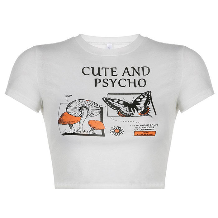 VILZSTUDIOS Edgy and playful crop top for stylish streetwear