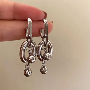 VILZSTUDIOS Chunky chain earrings for streetwear fashion