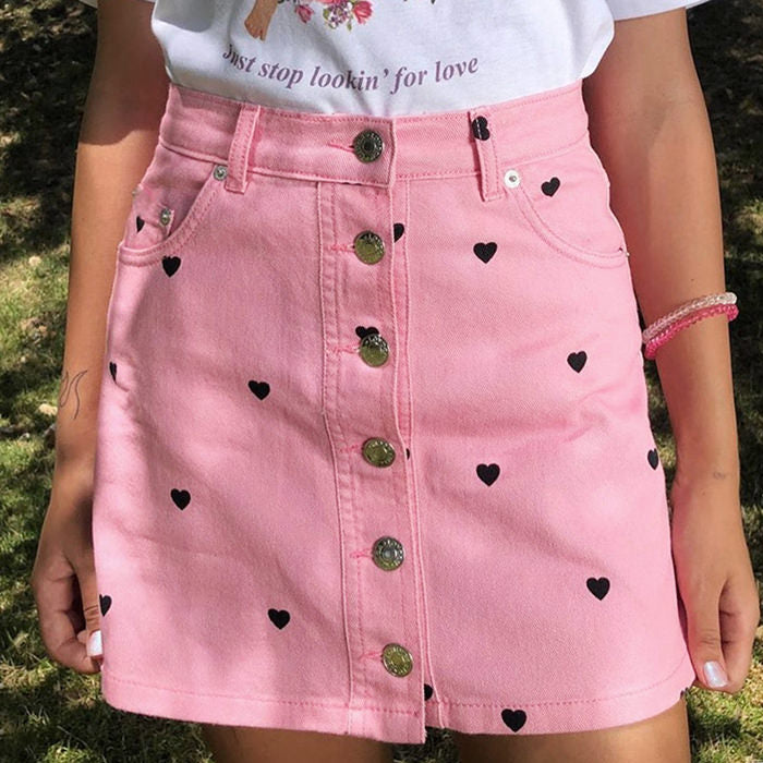 VILZSTUDIOS Edgy skirt in a stylish ripped design