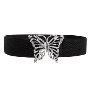 VILZSTUDIOS Elastic belt with butterfly buckle design