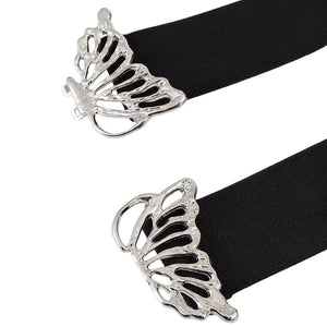 VILZSTUDIOS Elastic belt with butterfly buckle design
