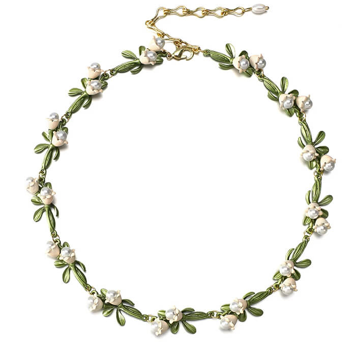 VILZSTUDIOS Stylish floral choker accessory