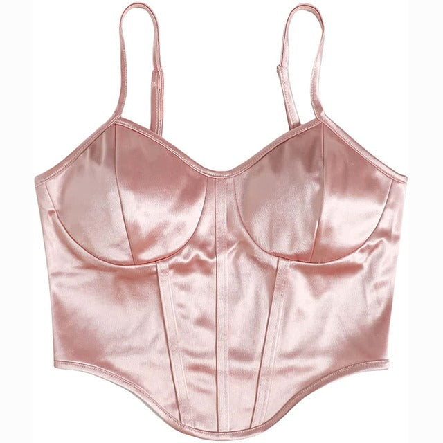 VILZSTUDIOS Elegant satin corset top from VILZSTUDIOS