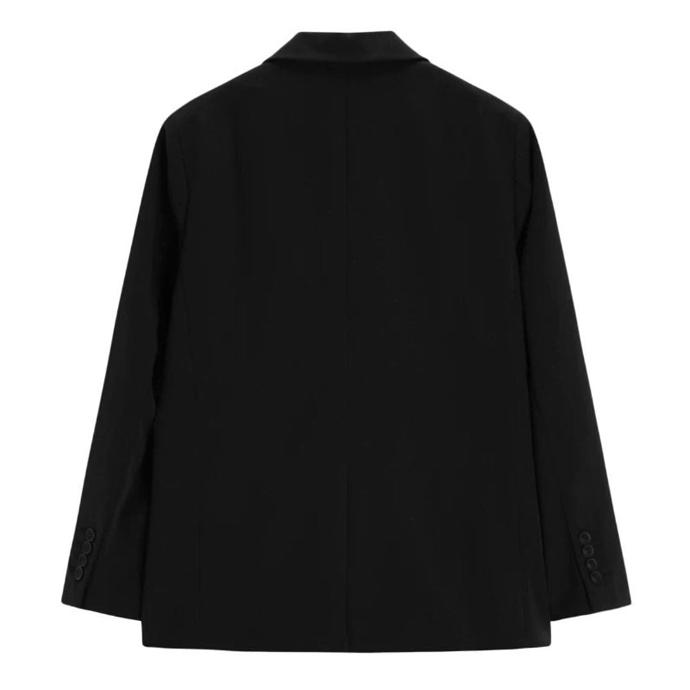 VILZSTUDIOS Black blazer with butterfly embroidery