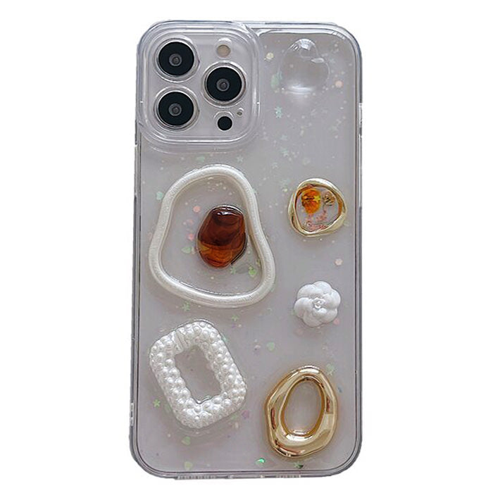 VILZSTUDIOS Stylish heart mirror iPhone case