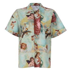 VILZSTUDIOS Ethereal Angel Graphic Shirt from VILZSTUDIOS