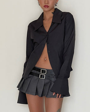 VILZSTUDIOS Y2K double-belt extreme micro skirt