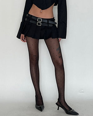 VILZSTUDIOS Y2K double-belt extreme micro skirt