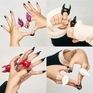VILZSTUDIOS Fierce Horns Bold Ring for fashion enthusiasts