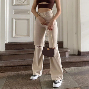 VILZSTUDIOS Stylish flare jeans for modern streetwear fashion