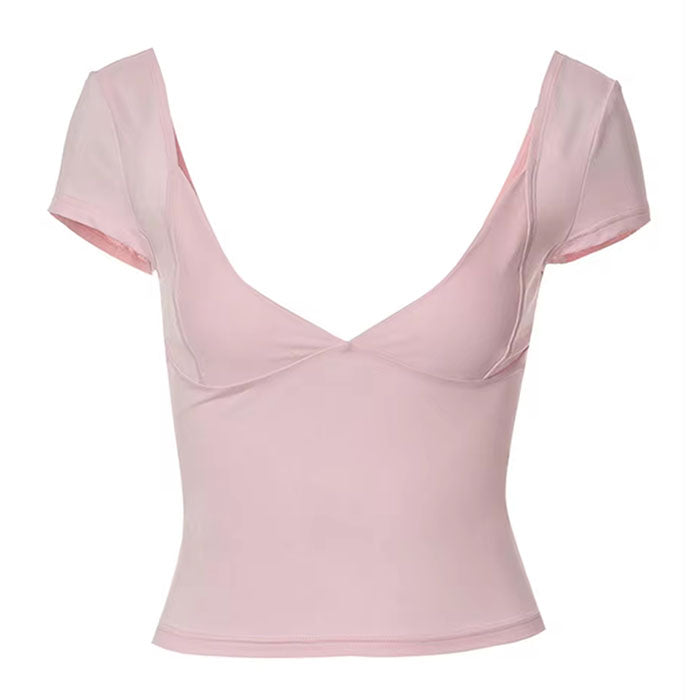 VILZSTUDIOS Stylish low cut top for women's fashion