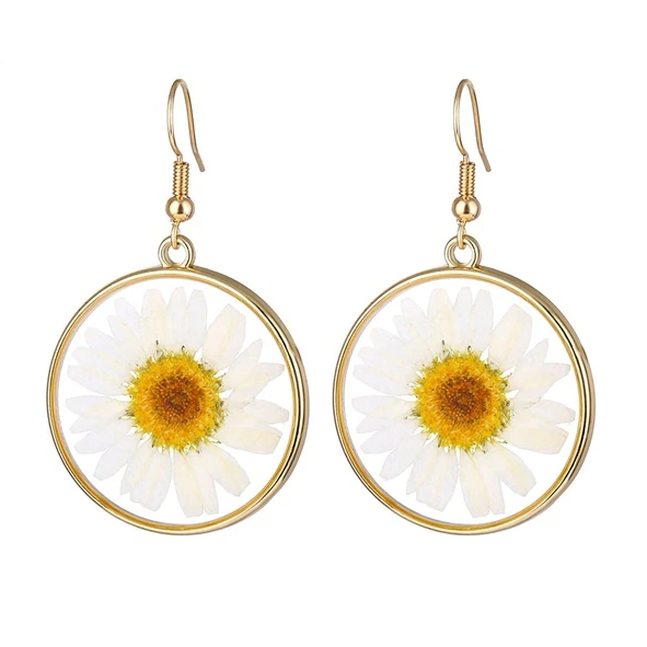 VILZSTUDIOS Stylish floral statement earrings