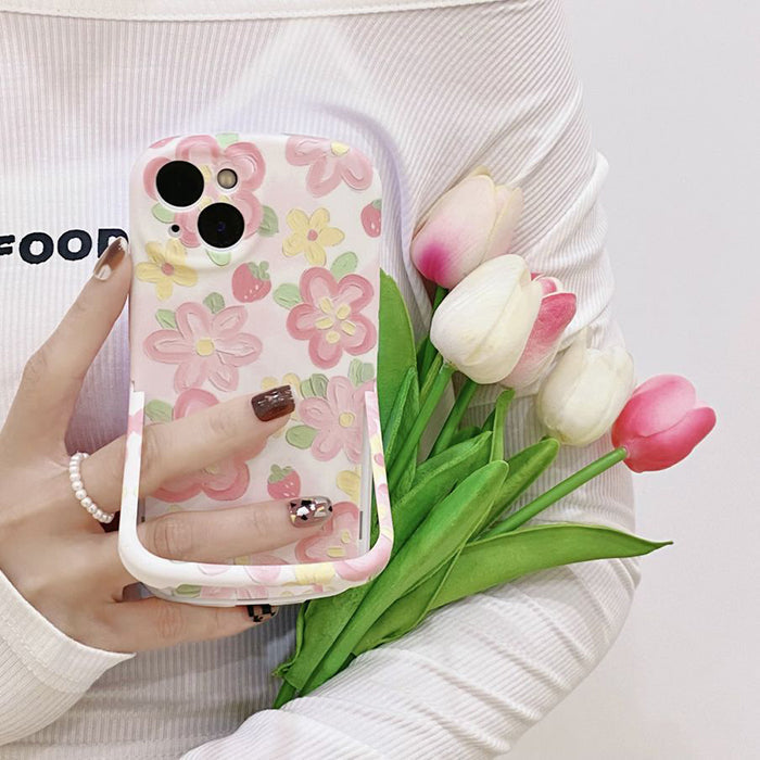 VILZSTUDIOS Floral and berry design iPhone cover