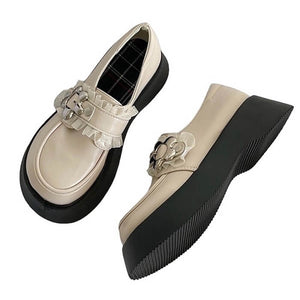 VILZSTUDIOS Floral buckle chunky platforms for trendy streetwear