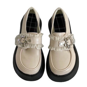 VILZSTUDIOS Floral buckle chunky platforms for trendy streetwear