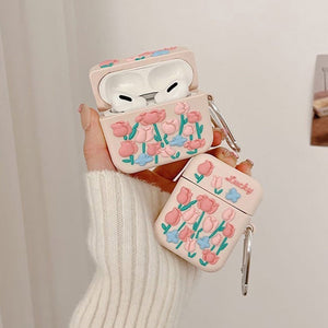 VILZSTUDIOS Trendy AirPods case with floral design