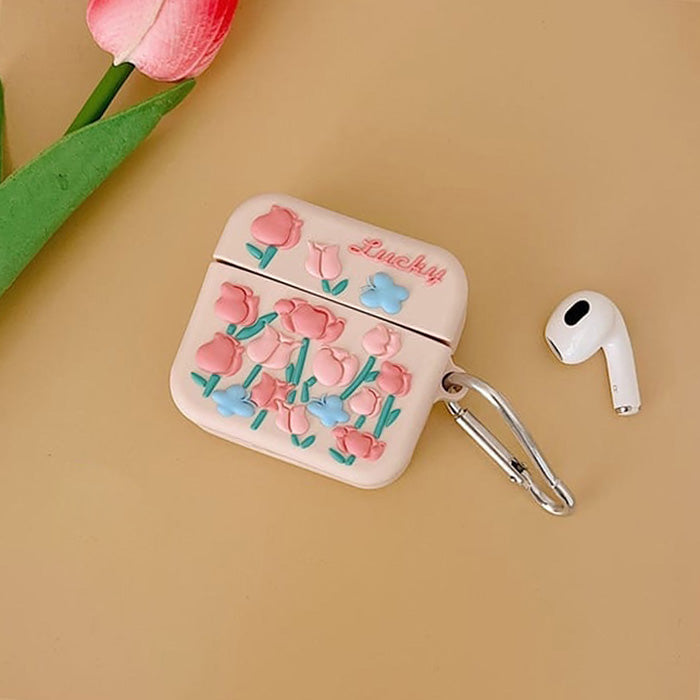 VILZSTUDIOS Trendy AirPods case with floral design