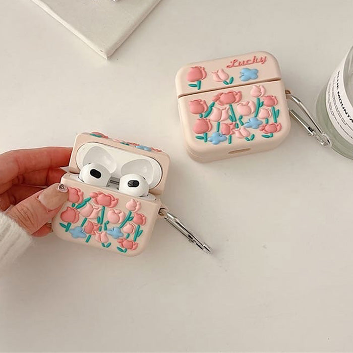 VILZSTUDIOS Trendy AirPods case with floral design