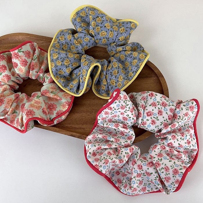 VILZSTUDIOS Floral scrunchies for stylish hair accessories