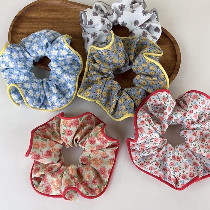 VILZSTUDIOS Floral scrunchies for stylish hair accessories