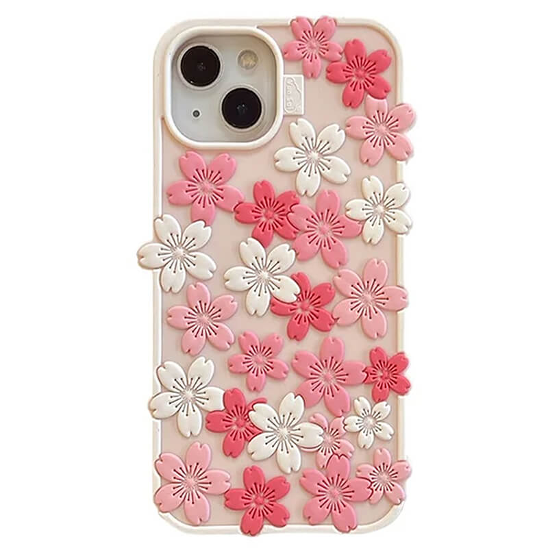 VILZSTUDIOS Floral iPhone case with cherry blossom design