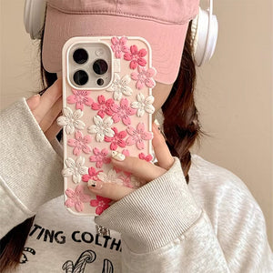VILZSTUDIOS Floral iPhone case with cherry blossom design