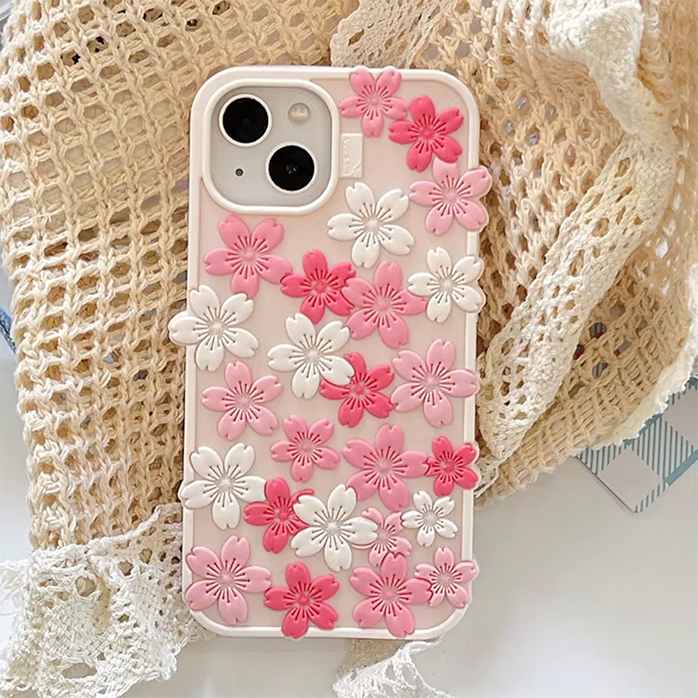 VILZSTUDIOS Floral iPhone case with cherry blossom design